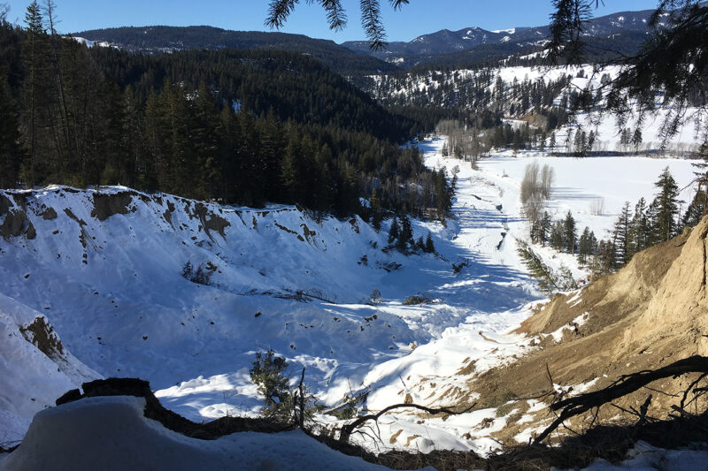 snow melt in Syilx territory
