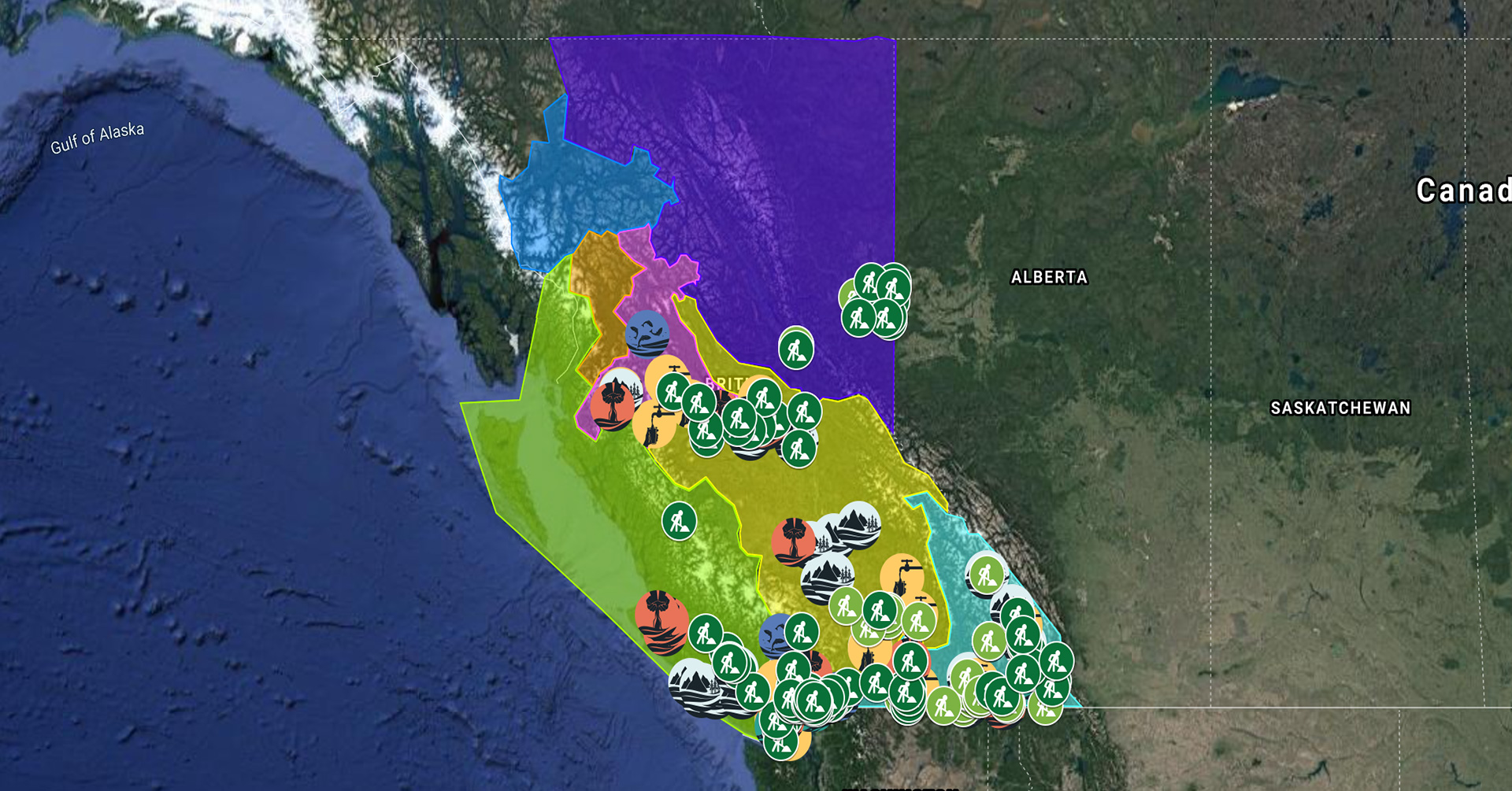HWI Projects Map - Healthy Watersheds Initiative
